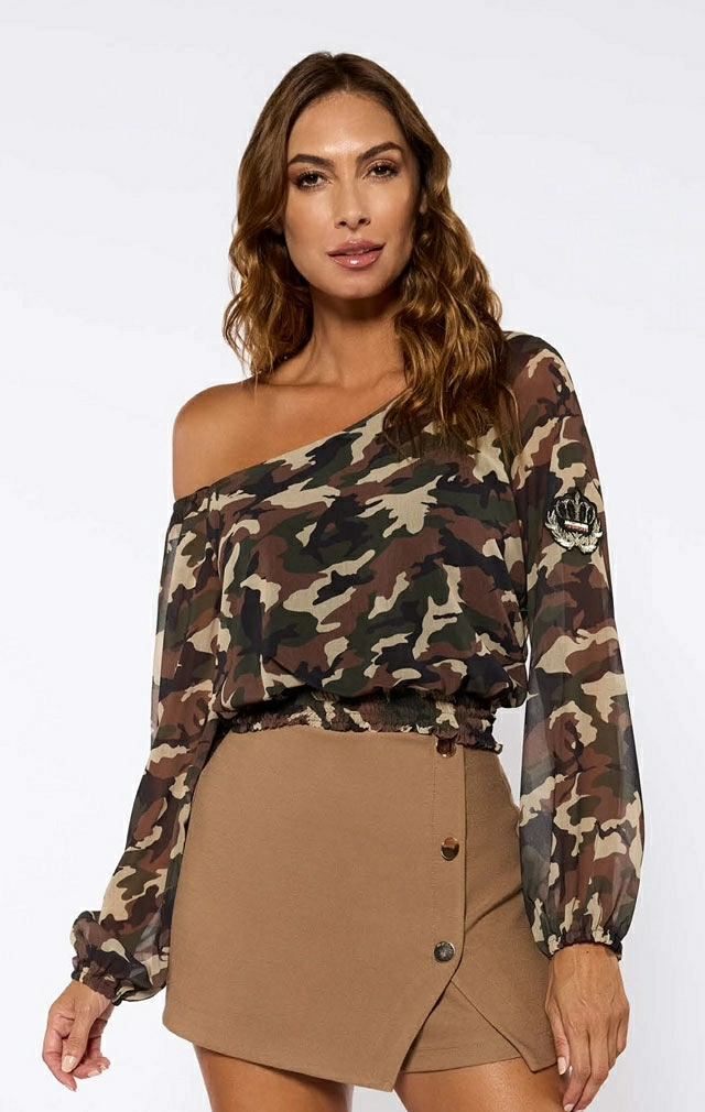 BLUSA MILITAR PRINT