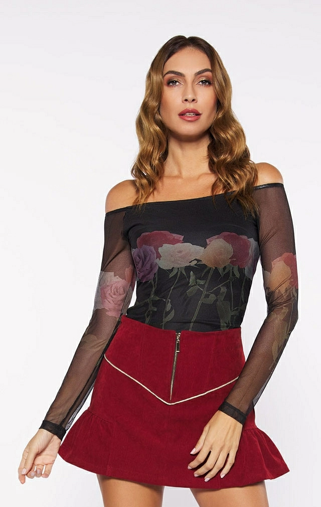 CAMISETA RED ROSES