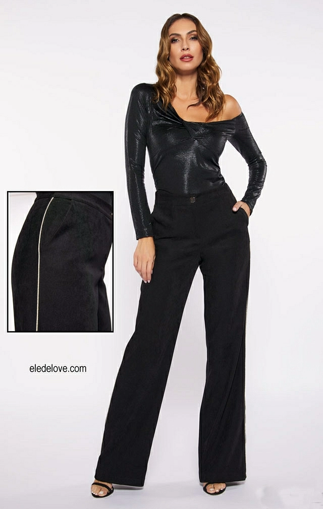 PANTALÓN VELVET NEGRO