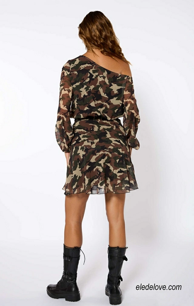 VESTIDO MILITAR PRINT